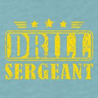 Drill Sergeant A Drill Team Or Warrant Officer Sueded Cloud Jersey T-Shirt