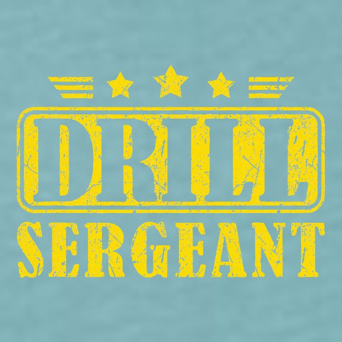 Drill Sergeant A Drill Team Or Warrant Officer Sueded Cloud Jersey T-Shirt