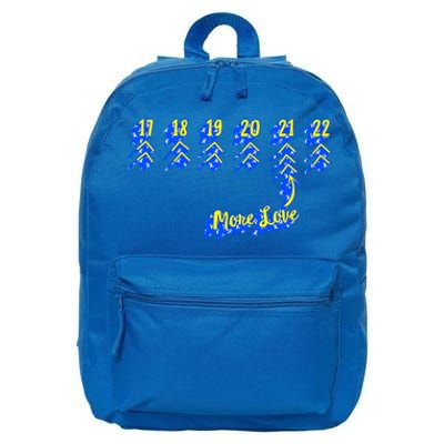 Down Syndrome Awareness Day More Love Lucky Few Trisomy 21 Gift 16 in Basic Backpack