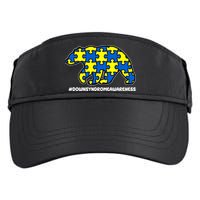 Down Syndrome Awareness Bear Adult Drive Performance Visor