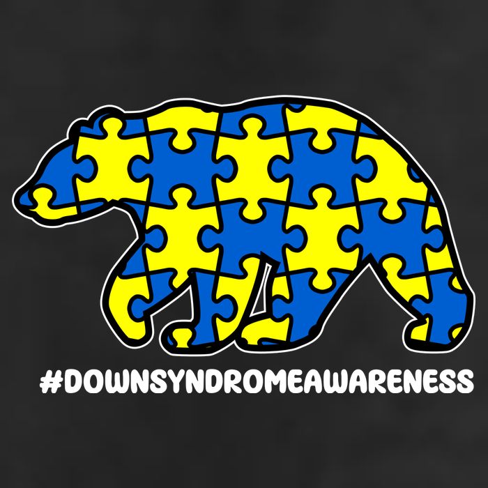 Down Syndrome Awareness Bear Adult Drive Performance Visor