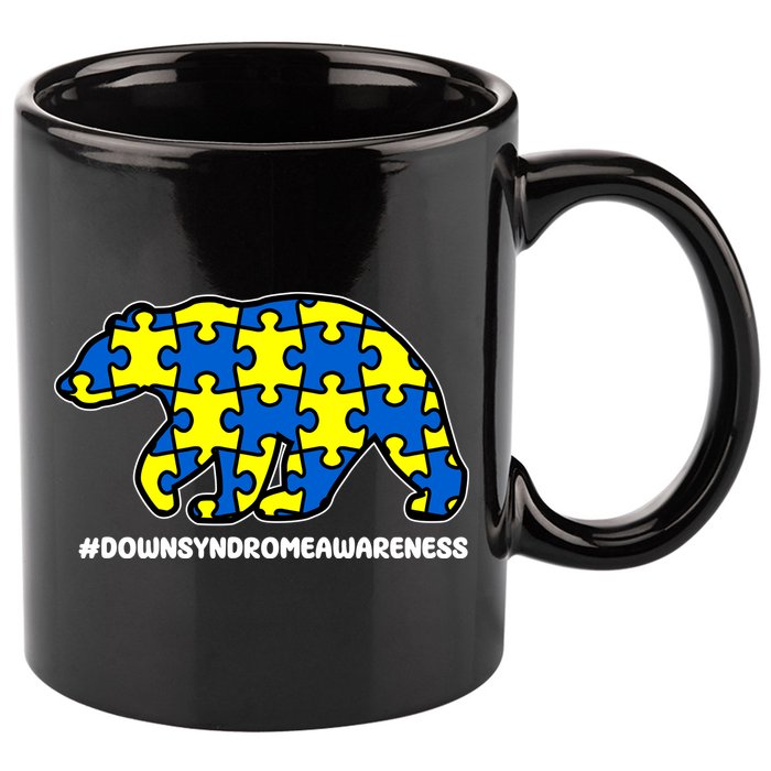 Down Syndrome Awareness Bear 11oz C Handle Ceramic Mug