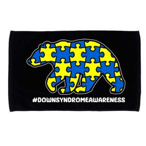 Down Syndrome Awareness Bear Microfiber Hand Towel