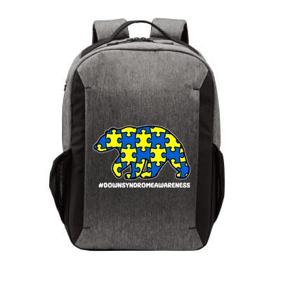 Down Syndrome Awareness Bear Vector Backpack