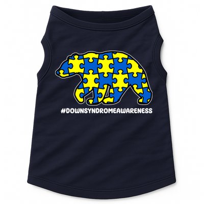 Down Syndrome Awareness Bear Doggie Tank
