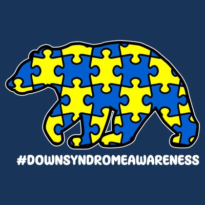 Down Syndrome Awareness Bear T-Shirt