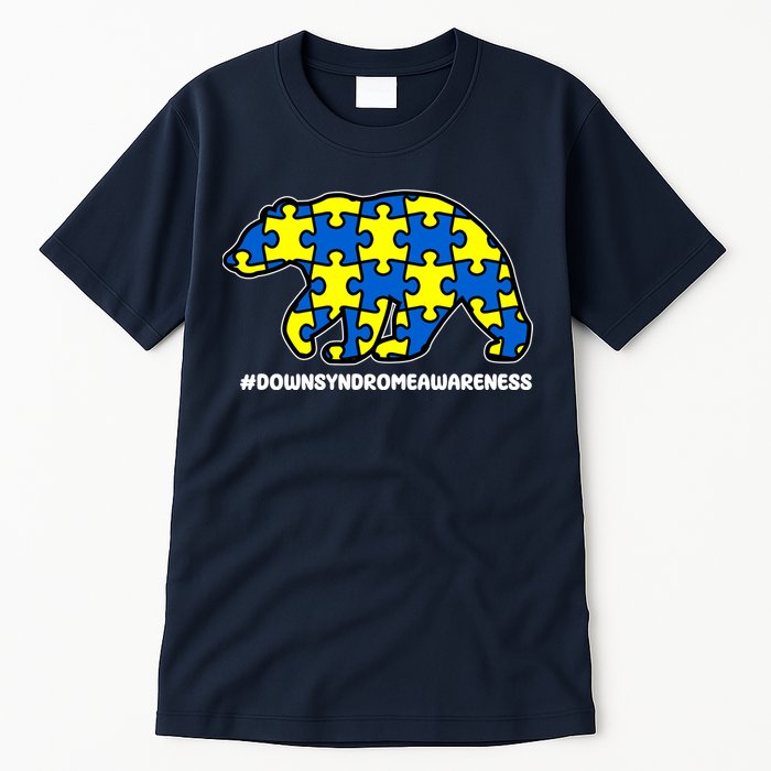 Down Syndrome Awareness Bear Tall T-Shirt