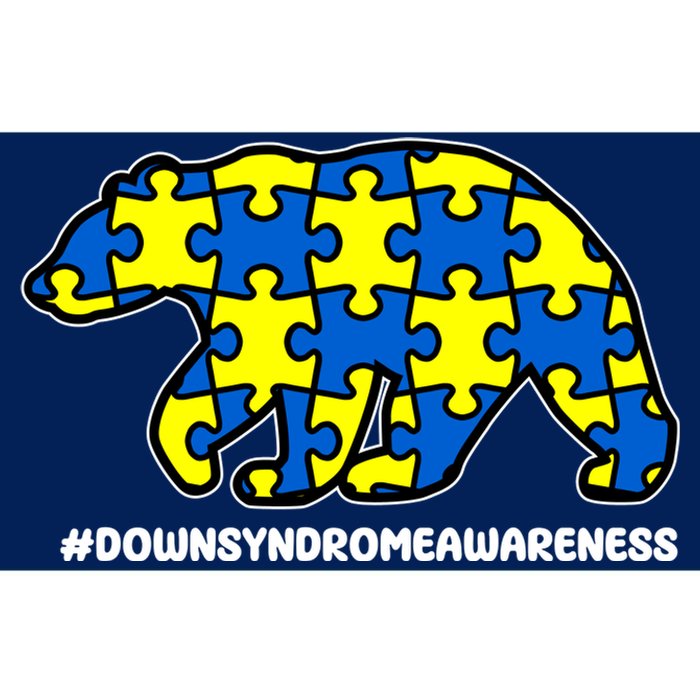 Down Syndrome Awareness Bear Bumper Sticker