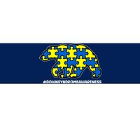 Down Syndrome Awareness Bear Bumper Sticker