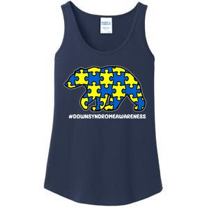 Down Syndrome Awareness Bear Ladies Essential Tank