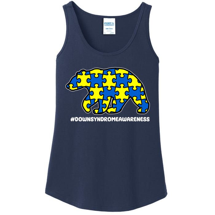 Down Syndrome Awareness Bear Ladies Essential Tank