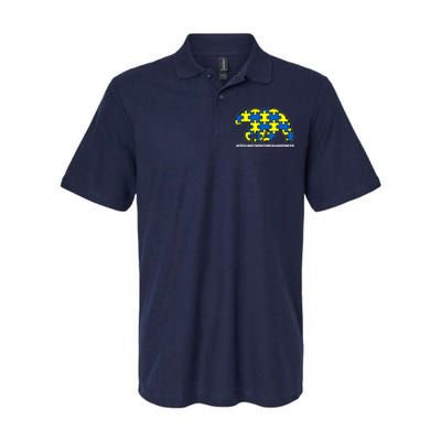 Down Syndrome Awareness Bear Softstyle Adult Sport Polo