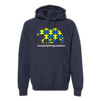 Down Syndrome Awareness Bear Premium Hoodie