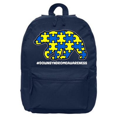 Down Syndrome Awareness Bear 16 in Basic Backpack