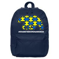 Down Syndrome Awareness Bear 16 in Basic Backpack