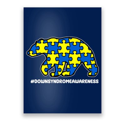 Down Syndrome Awareness Bear Poster