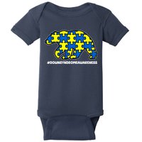 Down Syndrome Awareness Bear Baby Bodysuit