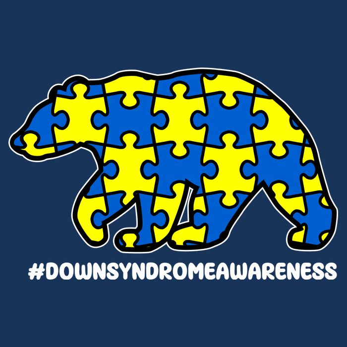 Down Syndrome Awareness Bear Baby Bodysuit
