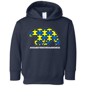 Down Syndrome Awareness Bear Toddler Hoodie