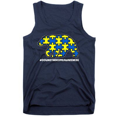 Down Syndrome Awareness Bear Tank Top