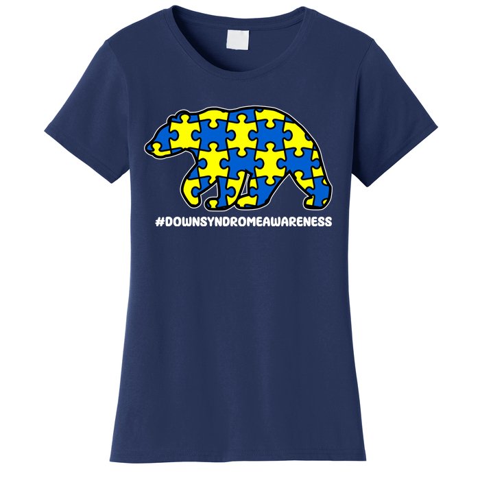 Down Syndrome Awareness Bear Women's T-Shirt