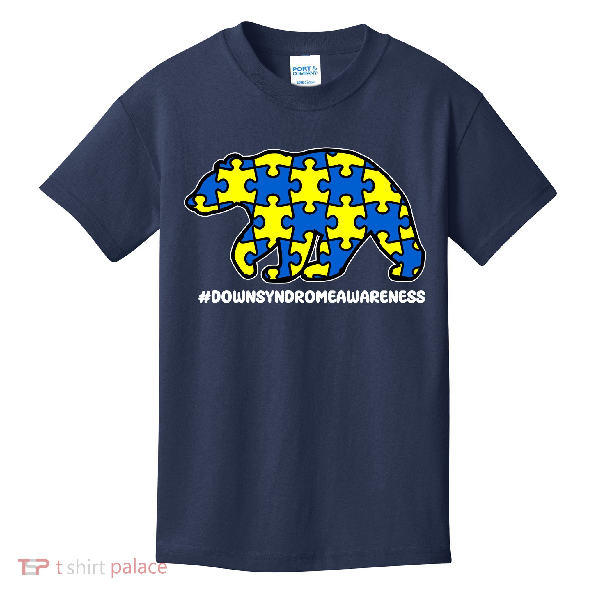 Down Syndrome Awareness Bear Kids T-Shirt