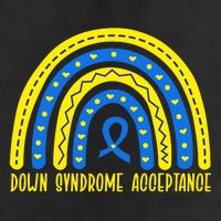 Down Syndrome Acceptance Rainbow Ribbon  Trucker Hat