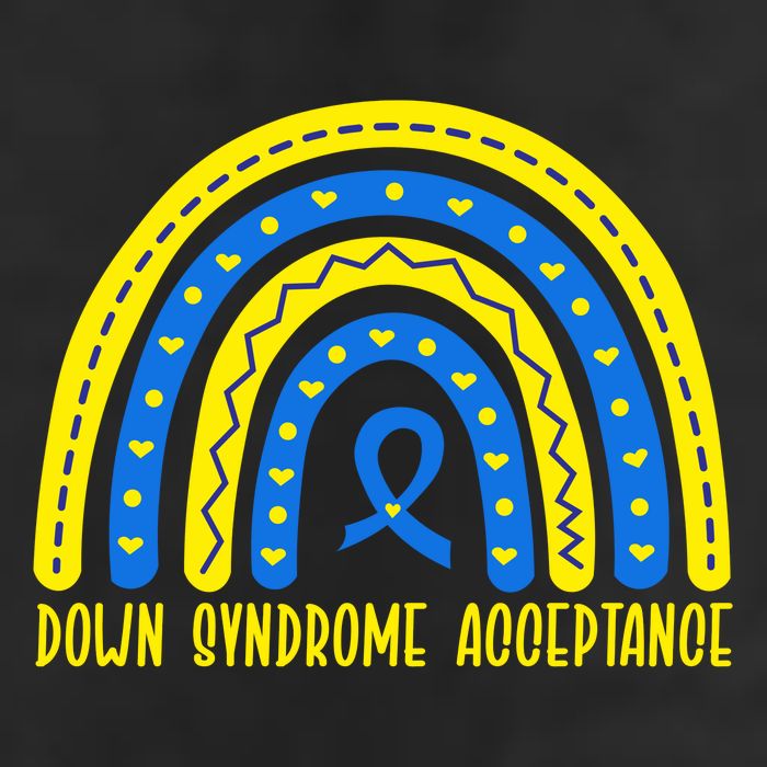 Down Syndrome Acceptance Rainbow Ribbon  Trucker Hat