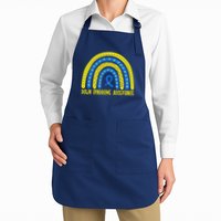 Down Syndrome Acceptance Rainbow Ribbon  Apron