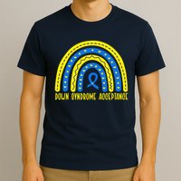 Down Syndrome Acceptance Rainbow Ribbon  T-Shirt