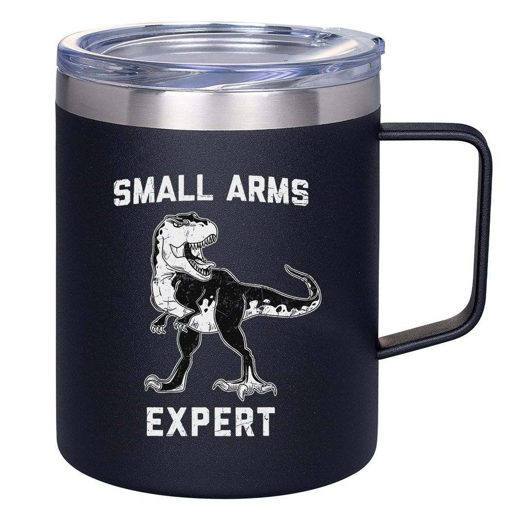 Dinosaur Small Arms Expert 12oz Stainless Steel Coffee Mug