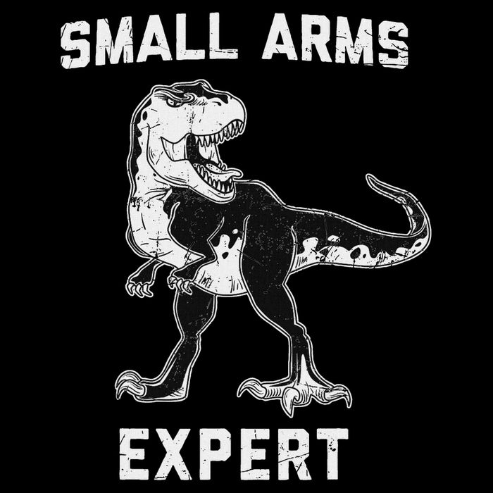 Dinosaur Small Arms Expert Tank Top