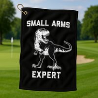 Dinosaur Small Arms Expert Golf Towel