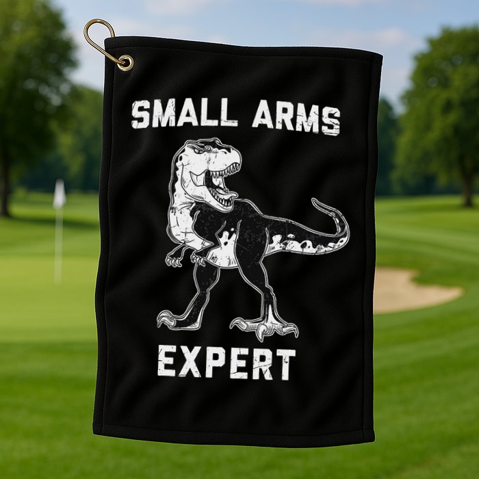 Dinosaur Small Arms Expert Golf Towel