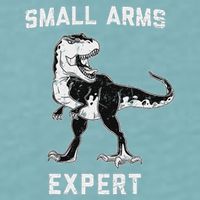 Dinosaur Small Arms Expert Sueded Cloud Jersey T-Shirt