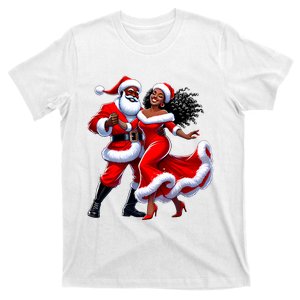 Dancing Santa And Mrs Claus T-Shirt