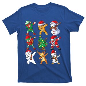 Dabbing Santa And Friends Meaningful Gift Cute Christmas Santa Dabbing Cute Gift T-Shirt