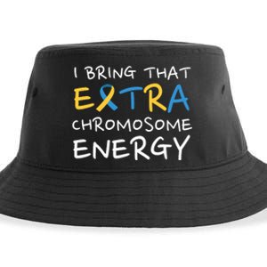 Down Syndrome Awareness Extra Chromosome Sustainable Bucket Hat