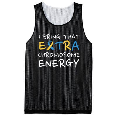 Down Syndrome Awareness Extra Chromosome Mesh Reversible Basketball Jersey Tank