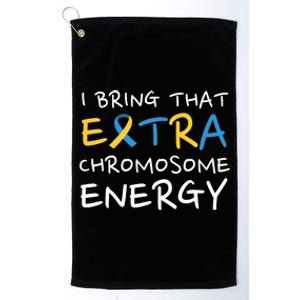 Down Syndrome Awareness Extra Chromosome Platinum Collection Golf Towel