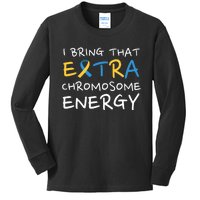 Down Syndrome Awareness Extra Chromosome Kids Long Sleeve Shirt