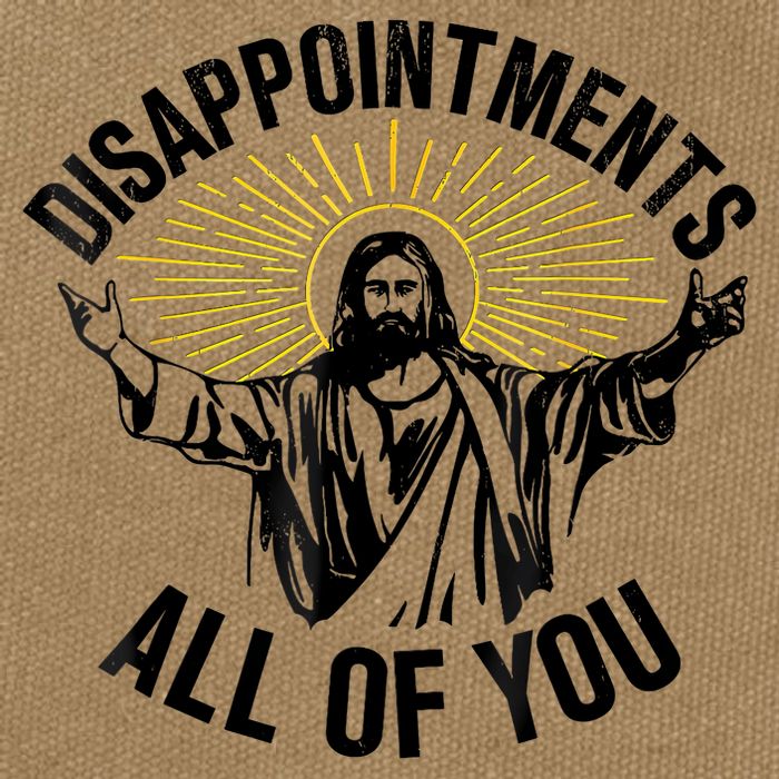 Disappointments Sarcastic All Of You Christian Jesus Cotton Canvas Backpack