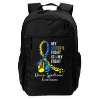 Down Syndrome Awareness Godfather Goddaughter American Flag Daily Commute Backpack