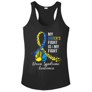 Down Syndrome Awareness Godfather Goddaughter American Flag Ladies PosiCharge Competitor Racerback Tank