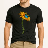 Down Syndrome Awareness Butterfly Sunflower Cooling Performance Crew T-Shirt