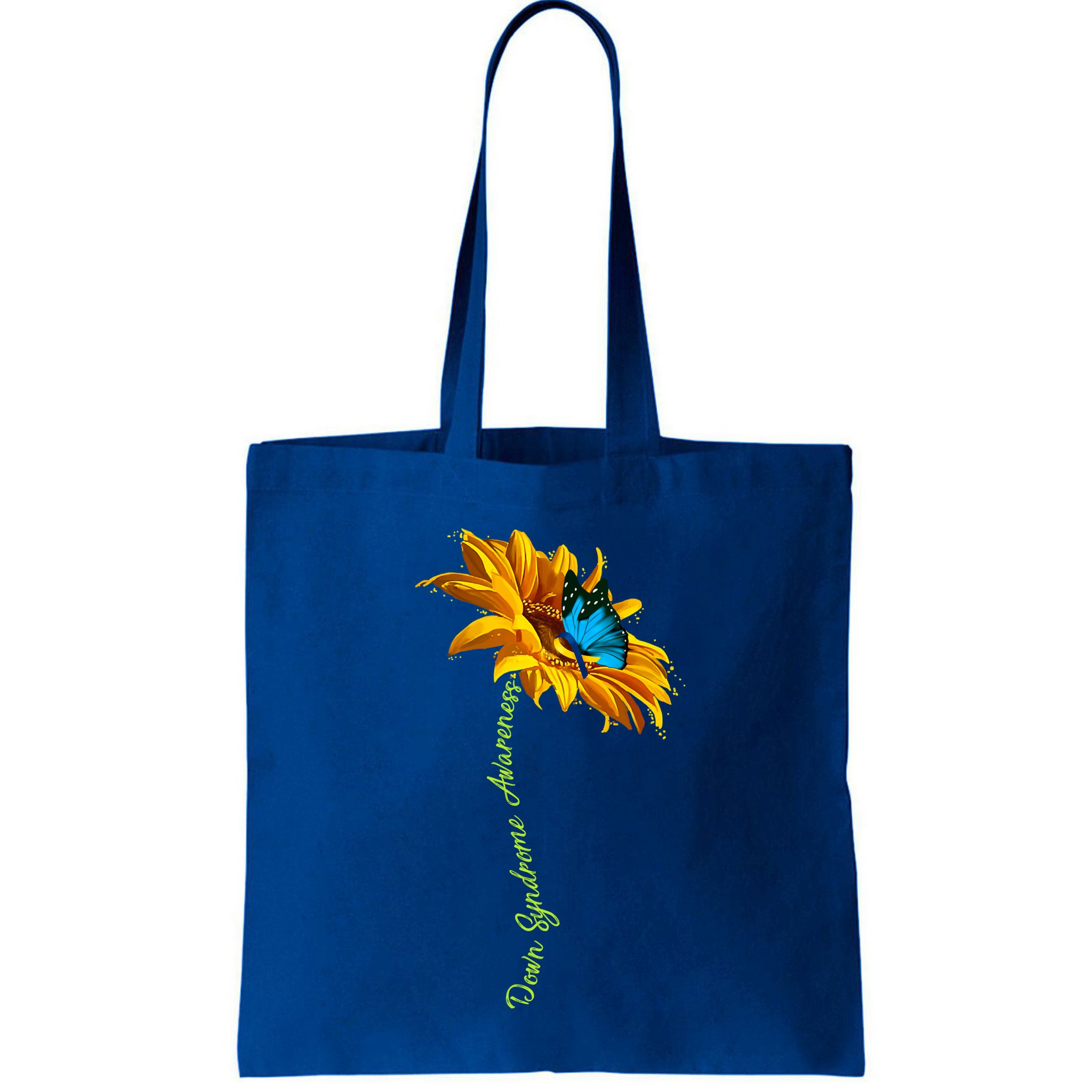 Down Syndrome Awareness Butterfly Sunflower Bag