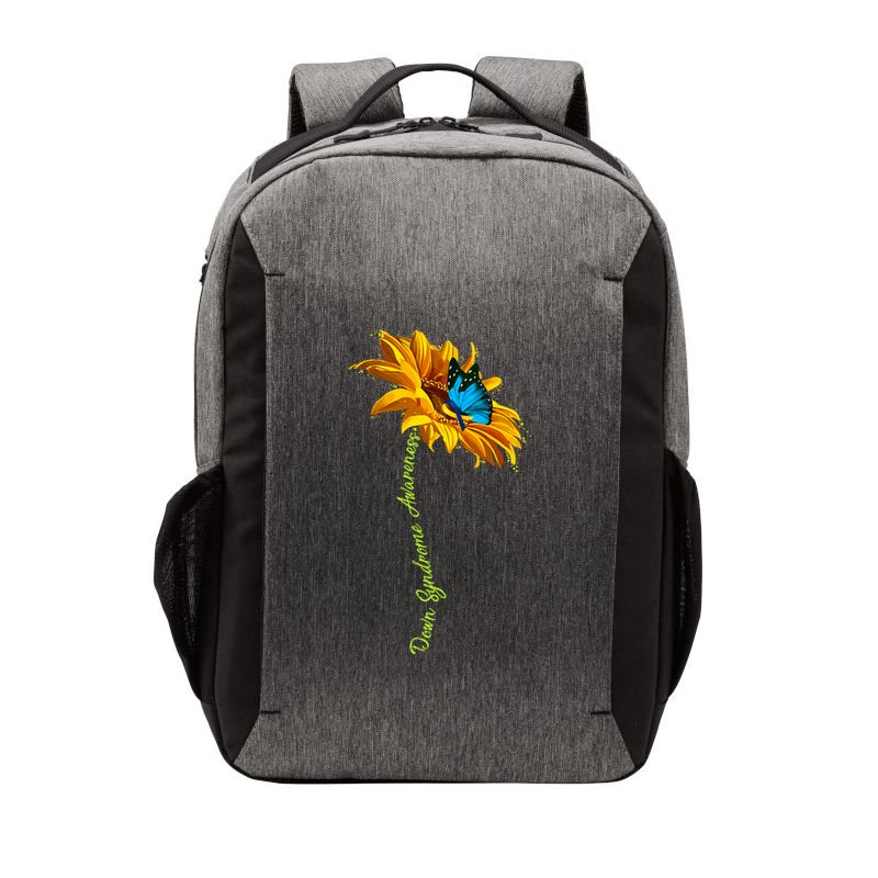 Down Syndrome Awareness Butterfly Sunflower Vector Backpack