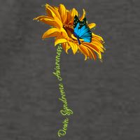 Down Syndrome Awareness Butterfly Sunflower Vector Backpack