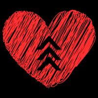 Down Syndrome Awareness Heart 16 in Basic Backpack
