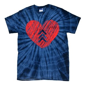 Down Syndrome Awareness Heart Tie-Dye T-Shirt